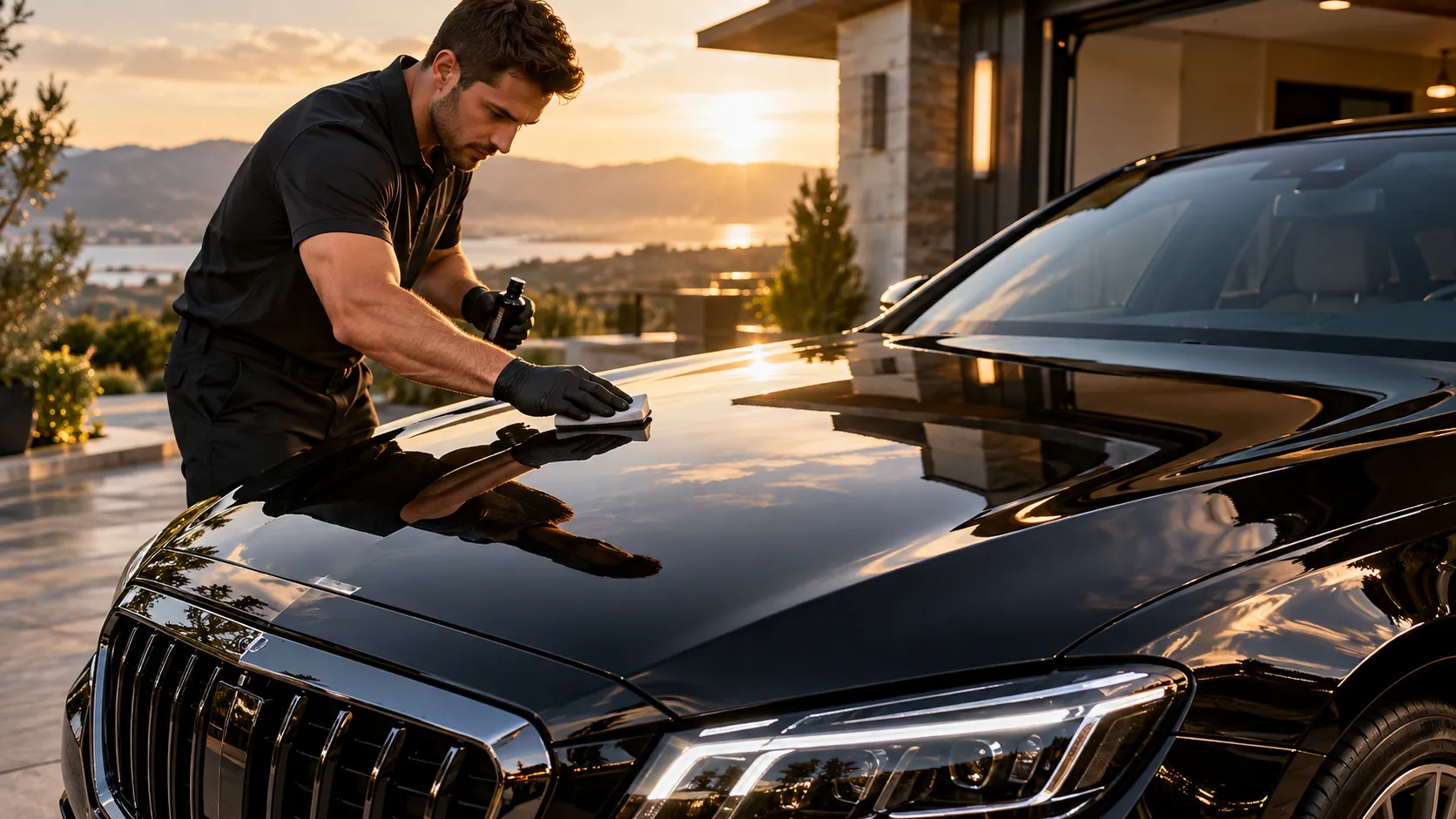Ceramic coating and paint protection service